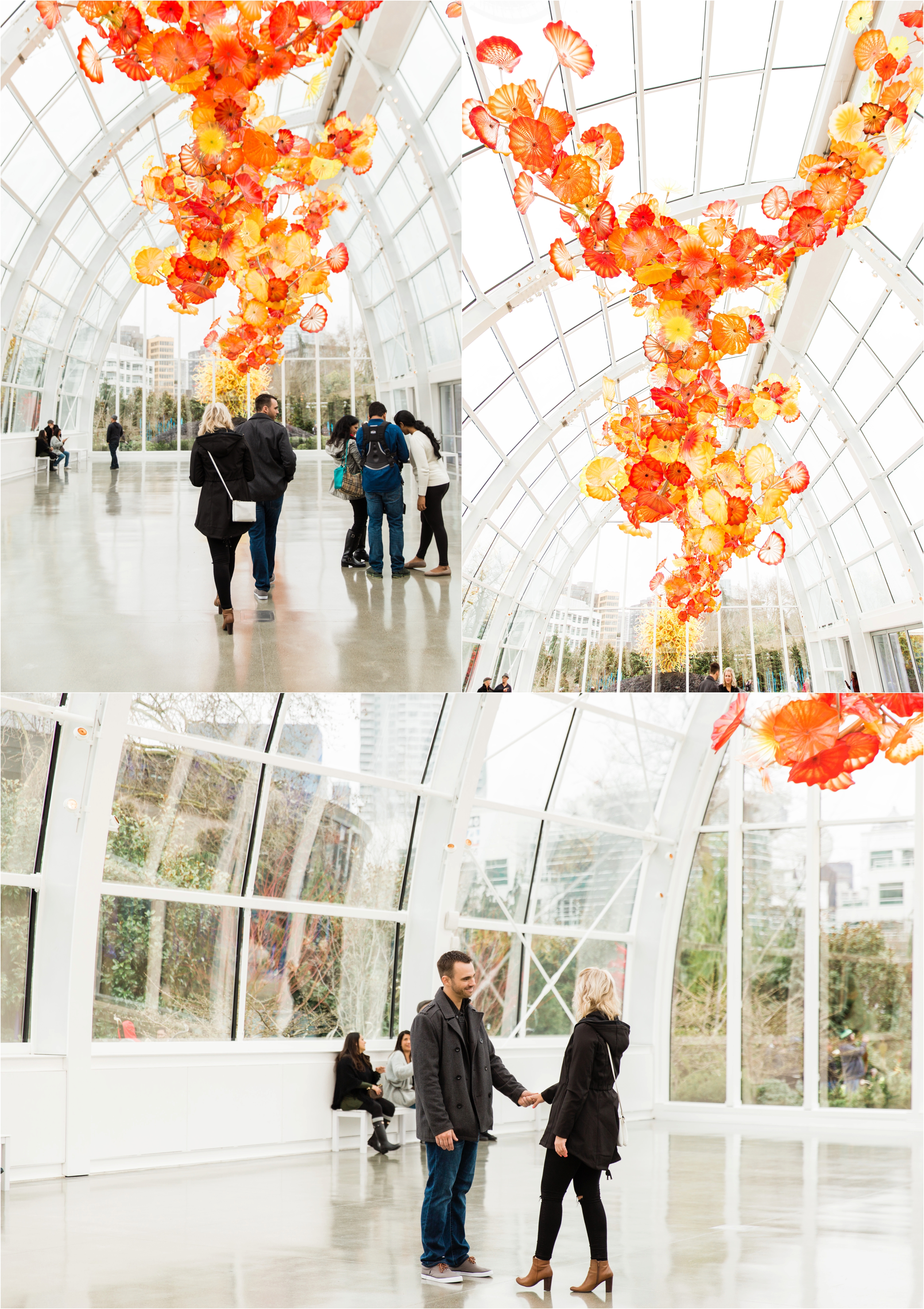 A beautiful Chihuly engagement! Little Cabin Photography